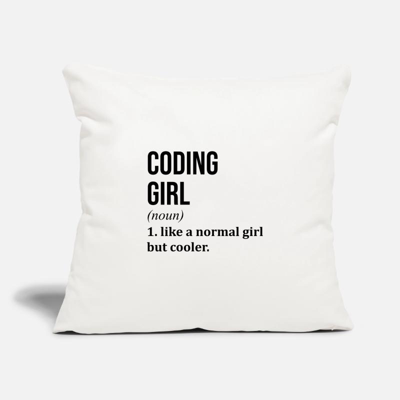 Coding Sofa pillowcase 17,3'' x 17,3'' (45 x 45 cm)