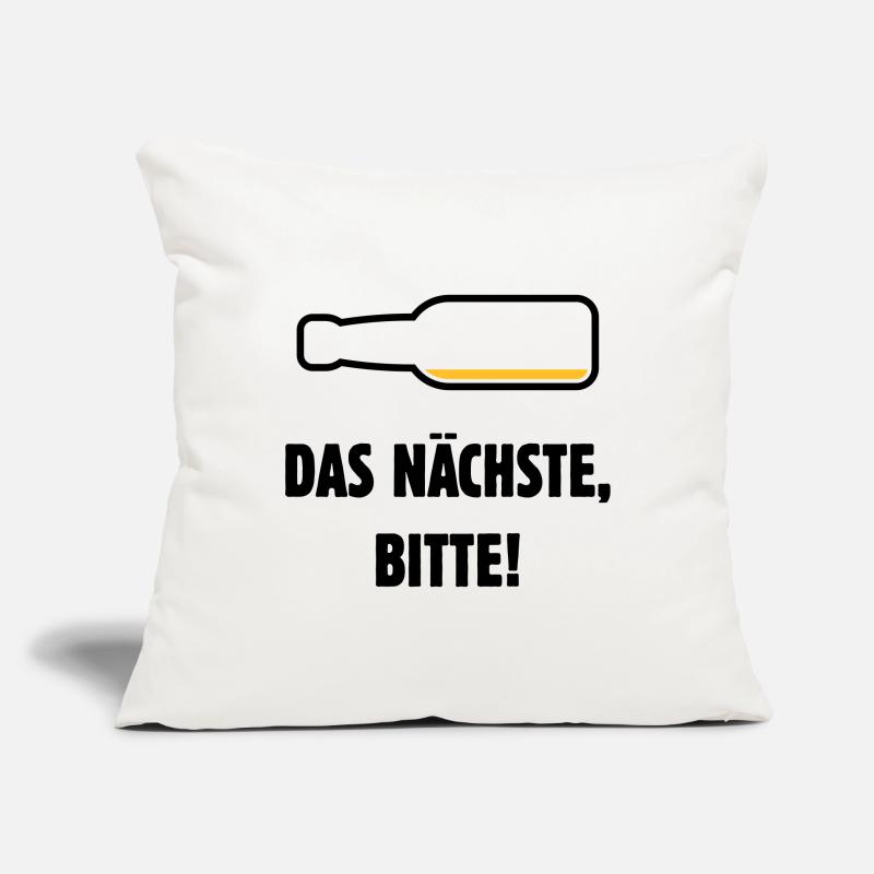 Das Nächste, Bitte! (Bier / Bierchen / POS 2C) Sofakissenbezug 45 x 45 cm