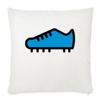 football boot - Sofa pillowcase 17,3'' x 17,3'' (45 x 45 cm) - natural white - Front