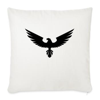 hawk - Sofa pillowcase 17,3'' x 17,3'' (45 x 45 cm) - natural white - Front