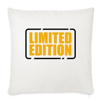Limited Edition particularly unique unique jewel - Sofa pillowcase 17,3'' x 17,3'' (45 x 45 cm) - natural white - Front
