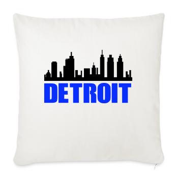 Detroit - Sofa pillowcase 17,3'' x 17,3'' (45 x 45 cm) - natural white - Front