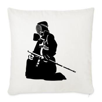 kendo - Housse de coussin décorative 45 x 45 cm - blanc nature - Devant