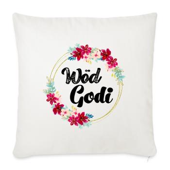 Wöd Godi Tolle Godi Taufpatin Österreich Sprüche - Sofakissenbezug 45 x 45 cm - Naturweiß  - Vorne