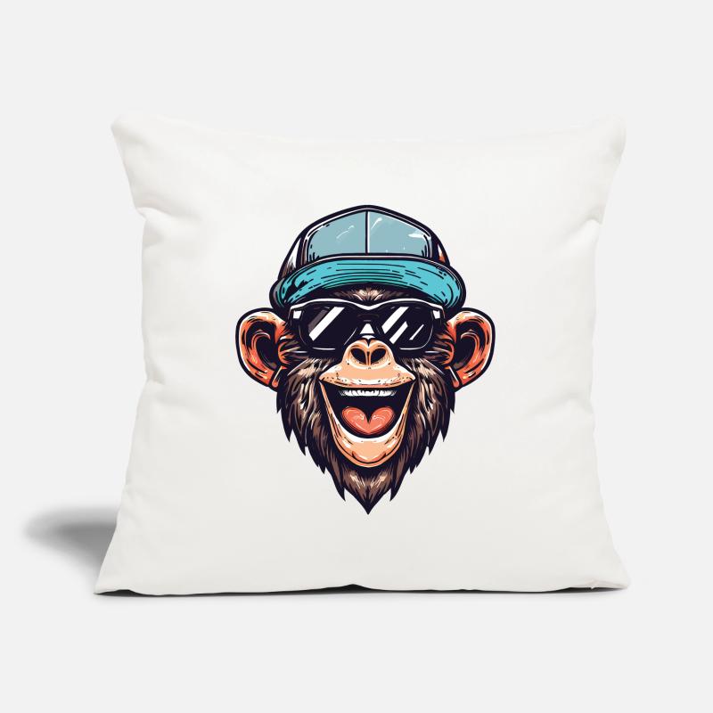 Funny Monkey Sofa pillowcase 17,3'' x 17,3'' (45 x 45 cm)