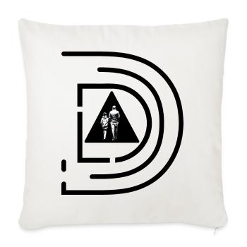 DAD - Papa - Vater - Superdad - Housse de coussin décorative 45 x 45 cm - blanc nature - Devant