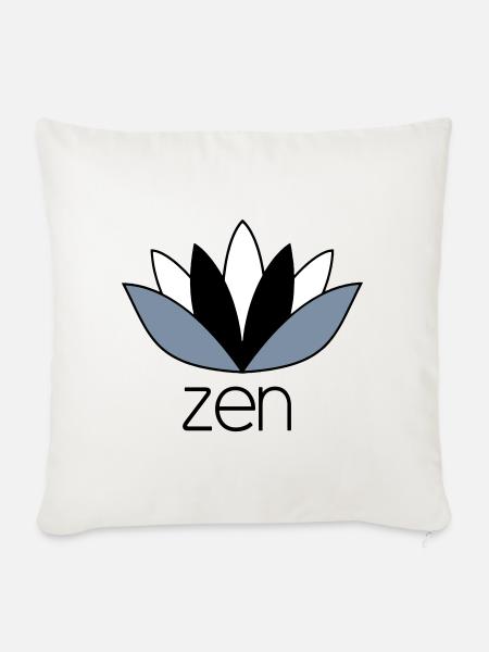 ZEN - Sofakissenbezug 45 x 45 cm - Naturweiß