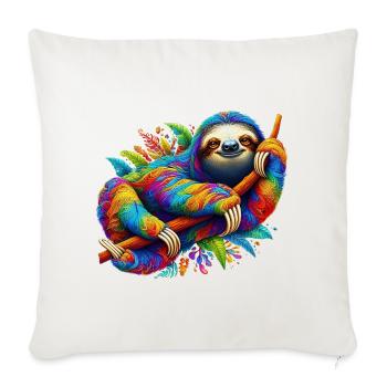 Paresse - Housse de coussin décorative 45 x 45 cm - blanc nature - Devant