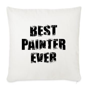 Best Painter and Varnisher - Sofa pillowcase 17,3'' x 17,3'' (45 x 45 cm) - natural white - Front