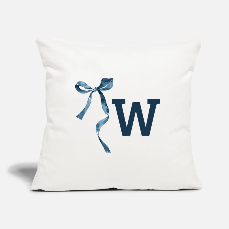 Monogram w Gift Idea Sofa pillowcase 17,3'' x 17,3'' (45 x 45 cm)
