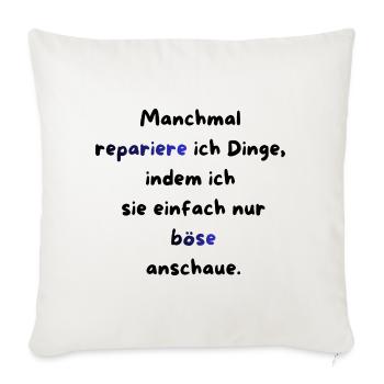 Instandhaltung T-Shirt Lustiges Geschenk Handwerk! - Sofakissenbezug 45 x 45 cm - Naturweiß  - Vorne