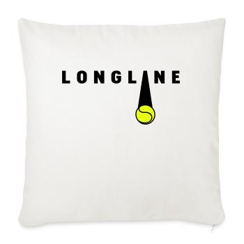tennis - Sofakissenbezug 45 x 45 cm - Naturweiß  - Vorne