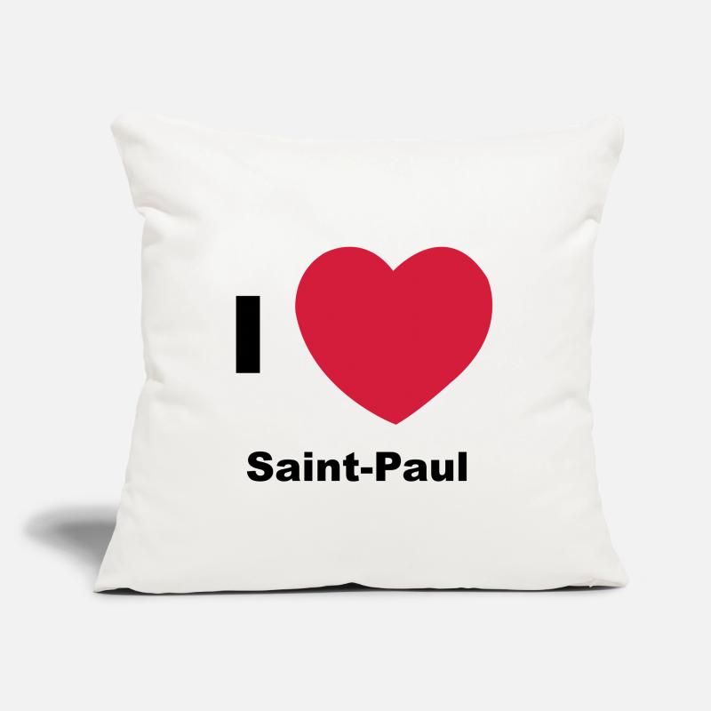 Ich liebe Saint Paul Sofakissenbezug 45 x 45 cm