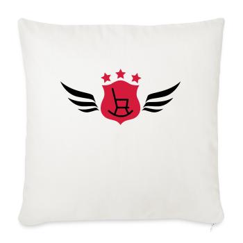 Retirement Pensioner Ruhestand Rentner Retraite - Sofa pillowcase 17,3'' x 17,3'' (45 x 45 cm) - natural white - Front