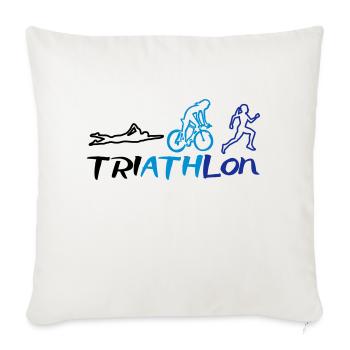 Triathlon Women - Sofa pillowcase 17,3'' x 17,3'' (45 x 45 cm) - natural white - Front