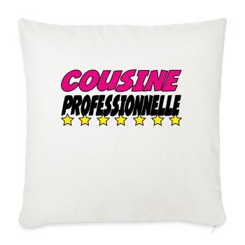 PROFESSIONAL COUSIN - Sofa pillowcase 17,3'' x 17,3'' (45 x 45 cm) - natural white - Front