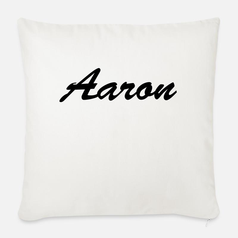 Aaron - Sofakissenbezug 45 x 45 cm - Naturweiß 