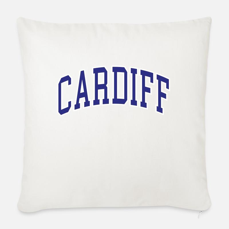 Cardiff - Sofa pillowcase 17,3'' x 17,3'' (45 x 45 cm) - natural white