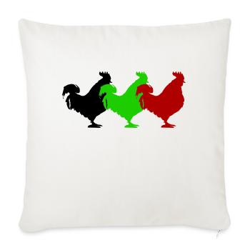 Robinet - Housse de coussin décorative 45 x 45 cm - blanc nature - Devant