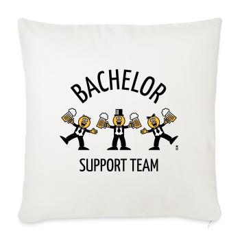 Équipe de soutien Bachelor (Caricature / Danse / B) - Housse de coussin décorative 45 x 45 cm - blanc nature - Devant
