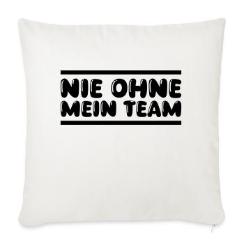 Équipe - Housse de coussin décorative 45 x 45 cm - blanc nature - Devant