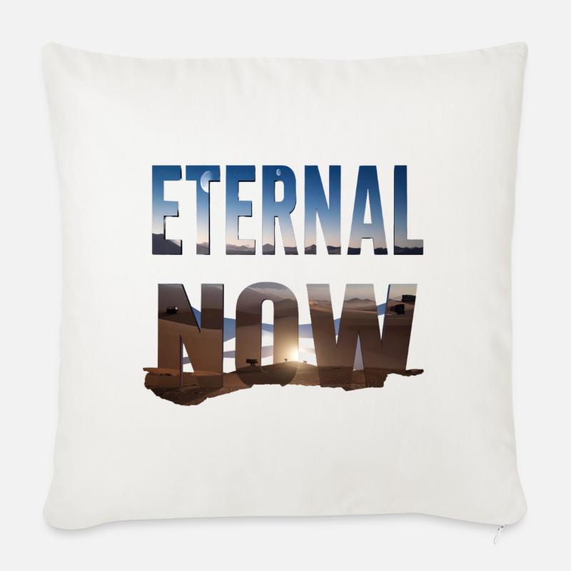Eternal Now - Sofakissenbezug 45 x 45 cm - Naturweiß 