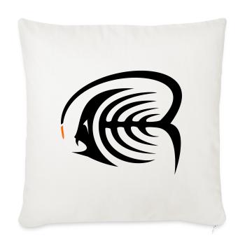 Frogfish - Sofa pillowcase 17,3'' x 17,3'' (45 x 45 cm) - natural white - Front