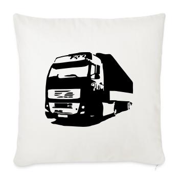 truck - Sofakissenbezug 45 x 45 cm - Naturweiß  - Vorne