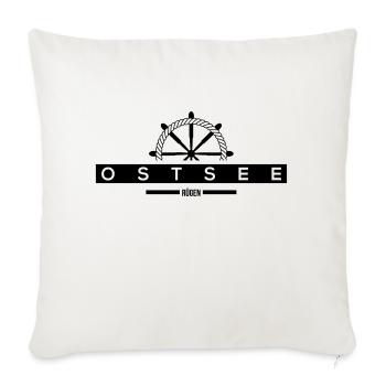 Rügen - Sofakissenbezug 45 x 45 cm - Naturweiß  - Vorne