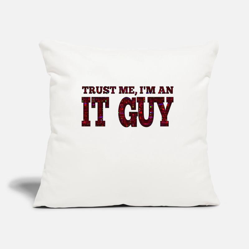 IT guy support geek computer computer geek technician Sofa pillowcase 17,3'' x 17,3'' (45 x 45 cm)