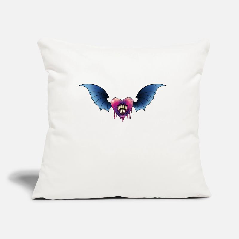 Pipistrello dentato Copricuscino per divano, 45 x 45 cm