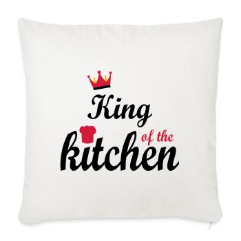 cooking - Sofa pillowcase 17,3'' x 17,3'' (45 x 45 cm) - natural white - Front