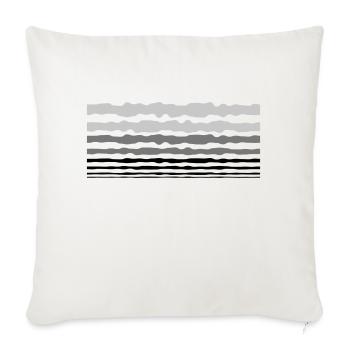 Design Lines Stripes - Sofa pillowcase 17,3'' x 17,3'' (45 x 45 cm) - natural white - Front
