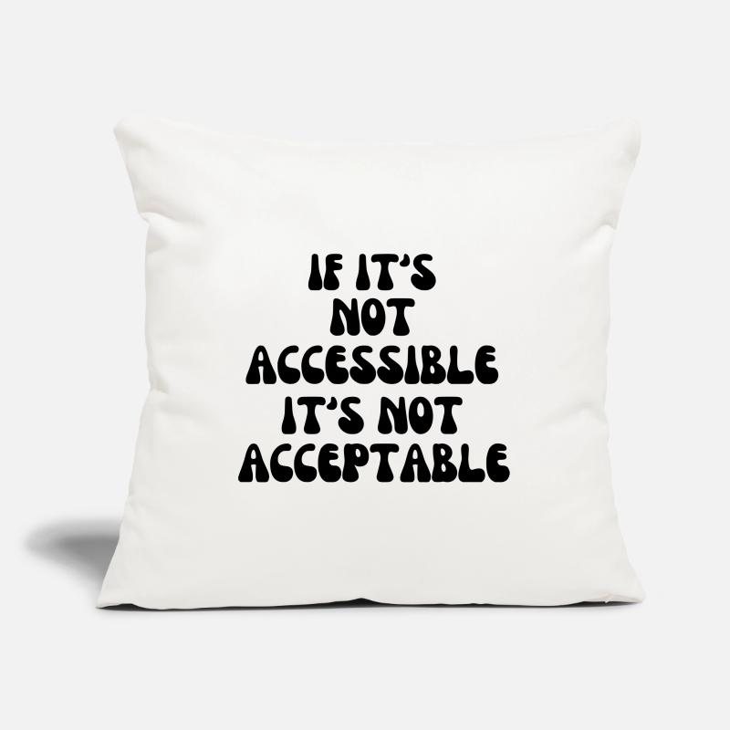 Not acceptable if it is not accessible* Sofa pillowcase 17,3'' x 17,3'' (45 x 45 cm)