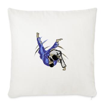 Judo - Sofakissenbezug 45 x 45 cm - Naturweiß  - Vorne
