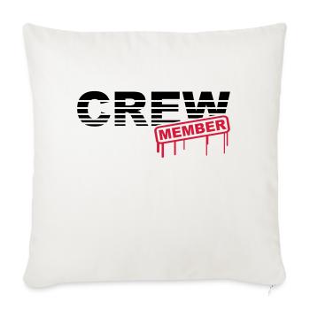 Crew Member - Sofa pillowcase 17,3'' x 17,3'' (45 x 45 cm) - natural white - Front