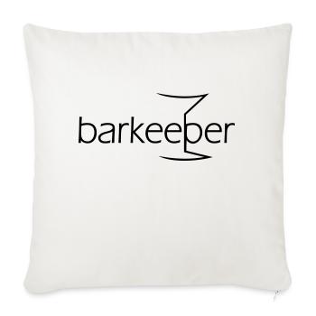 barkeeper (e, 1c) - Sofakissenbezug 45 x 45 cm - Naturweiß  - Vorne