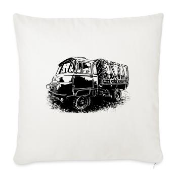 Robur LO 2002 A - Housse de coussin décorative 45 x 45 cm - blanc nature - Devant