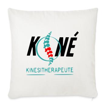 Physiotherapist - Sofa pillowcase 17,3'' x 17,3'' (45 x 45 cm) - natural white - Front