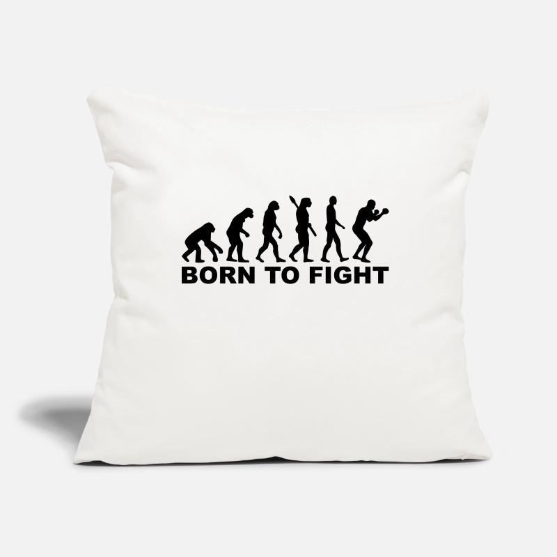 Boxe Évolution Housse de coussin décorative 45 x 45 cm