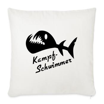 Bataille Poisson Fantasma 2 - Housse de coussin décorative 45 x 45 cm - blanc nature - Devant