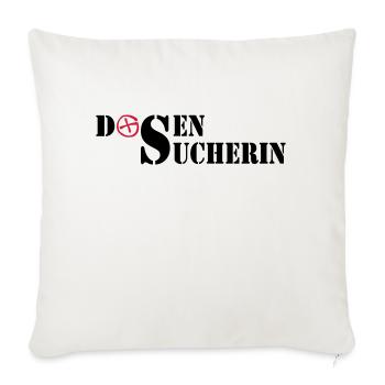 Dosensucherin - 2colors - 2011 - Housse de coussin décorative 45 x 45 cm - blanc nature - Devant