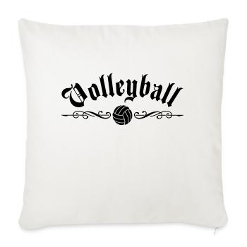 Volleyball - Housse de coussin décorative 45 x 45 cm - blanc nature - Devant