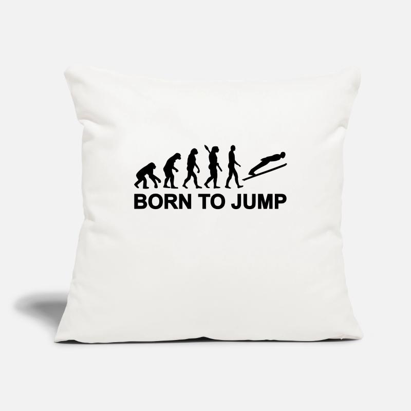 Evolution Ski-jumping Sofa pillowcase 17,3'' x 17,3'' (45 x 45 cm)