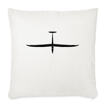 arcus glider glider glider glider - Sofa pillowcase 17,3'' x 17,3'' (45 x 45 cm) - natural white - Front