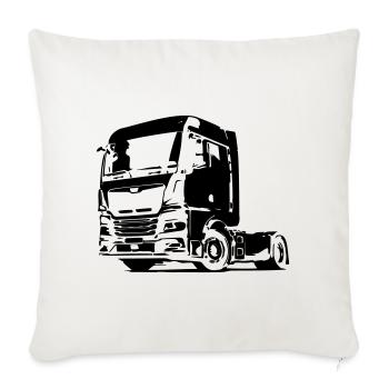 German truck - Sofa pillowcase 17,3'' x 17,3'' (45 x 45 cm) - natural white - Front
