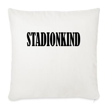 Stadionkind - Sofakissenbezug 45 x 45 cm - Naturweiß  - Vorne