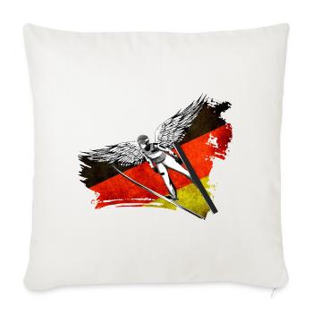 Ski jumping Germany German ski jumpers - Sofa pillowcase 17,3'' x 17,3'' (45 x 45 cm) - natural white - Front