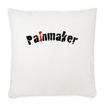 Painmaker aka Physiothérapeute - Housse de coussin décorative 45 x 45 cm - blanc nature - Devant