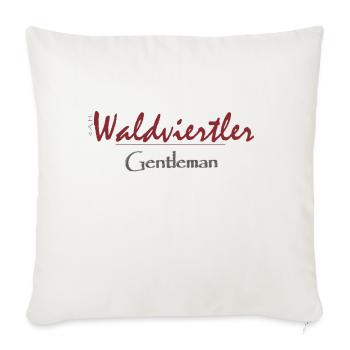 Waldviertler 23 - Sofakissenbezug 45 x 45 cm - Naturweiß  - Vorne